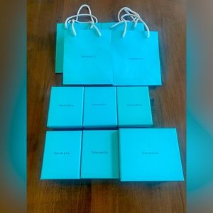 Tiffany’s jewelry boxes and bags